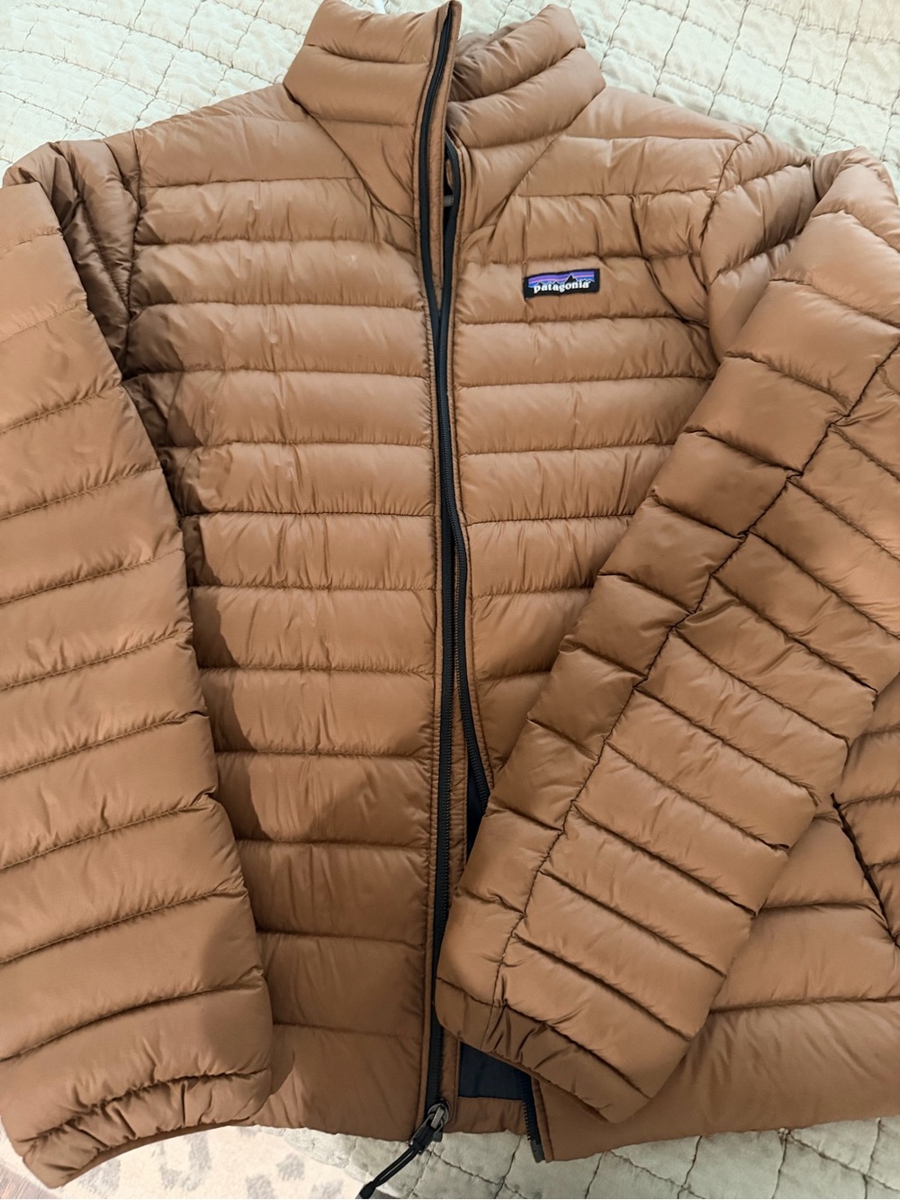 Patagonia Brown Quilted Puff Jacket